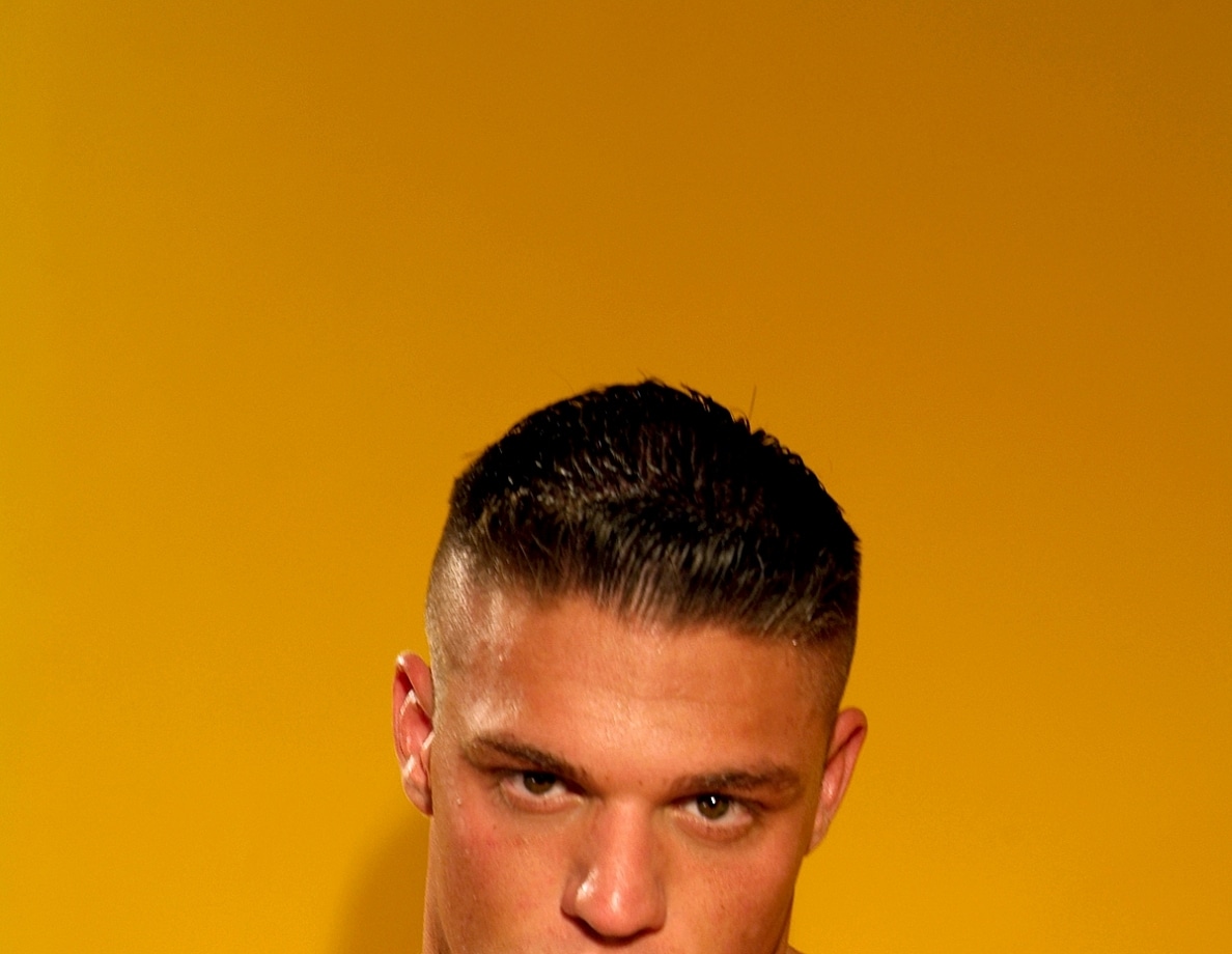 PJ Braun posing Male Bodybuilders and Muscle Videos at